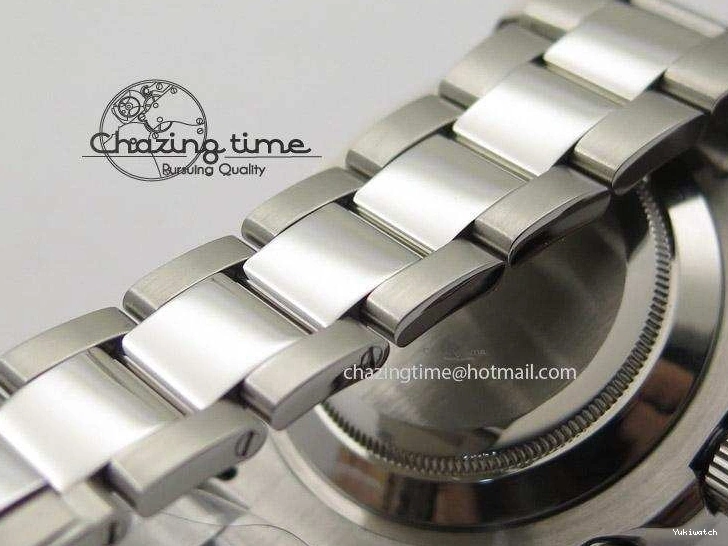 SS Dial A7750 on SS 116680 Bracelet YachtMaster II White 0423